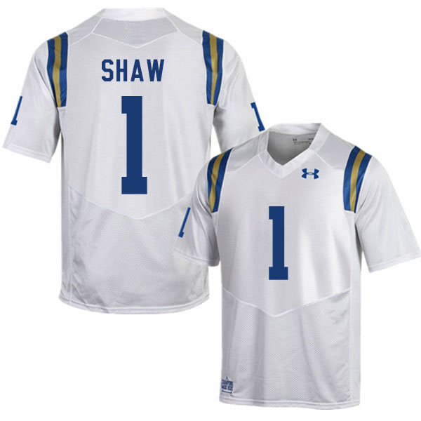 Men #1 Jay Shaw UCLA Bruins College Football Jerseys Sale-White - Click Image to Close